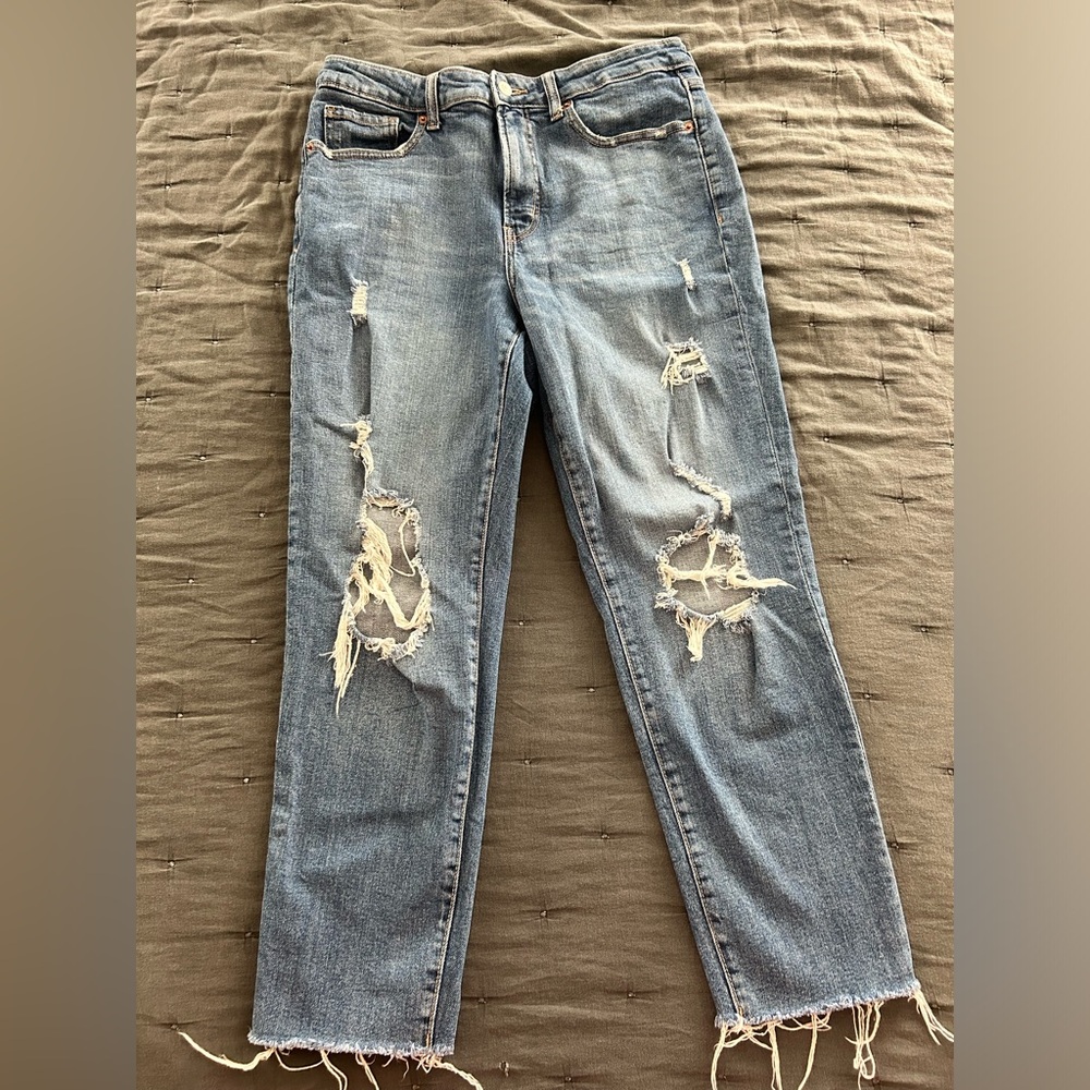 Old Navy O.G. Straight jeans High Rise size 12